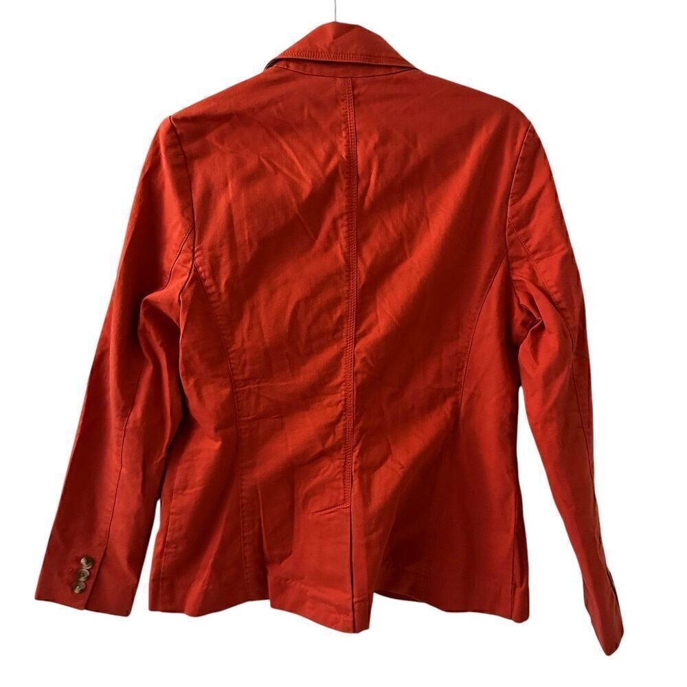 L.L. Bean Sea Rose Bridgton Twill 3 Button Cotton Stretchy Blazer Size S NWT - Picture 2 of 9